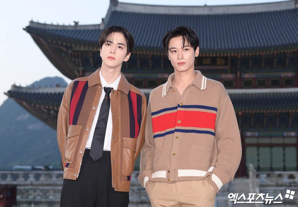 TheBoyz-Younghoon-Juyeon-Gucci-Cruise-2024-Fashion-Show-PHOTO