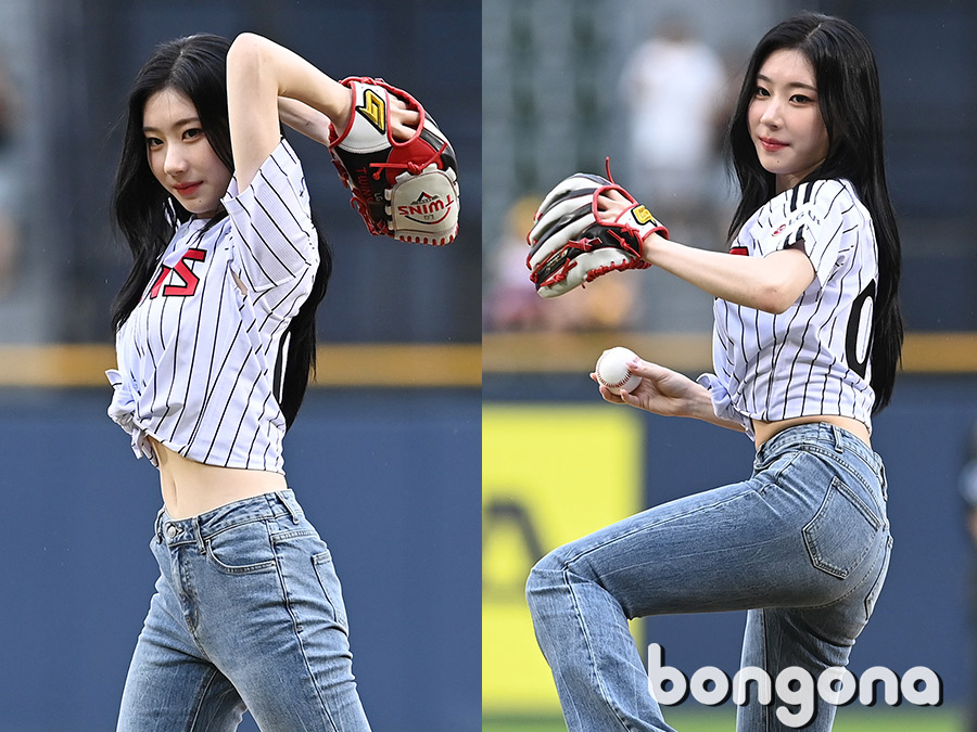 ITZY チェリョン(CHAERYEONG) プロ野球 球始