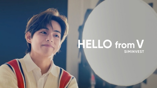 BTS Vの国宝級「胸キュン」ビジュアル、「Hello from V」